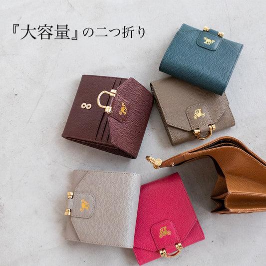 ロトロ/大容量の二つ折り財布
