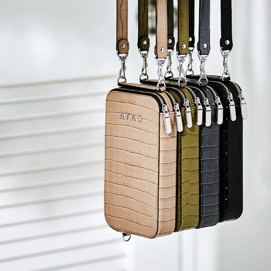 アミュレット・レリーフ|ATAOの大人気スマホショルダー|縦にも横にもなる意匠登録のマジックポシェット