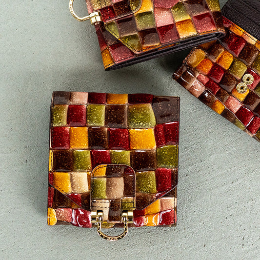 ロトロ・ヴィトロ / セピアボルドー|大容量の二つ折り