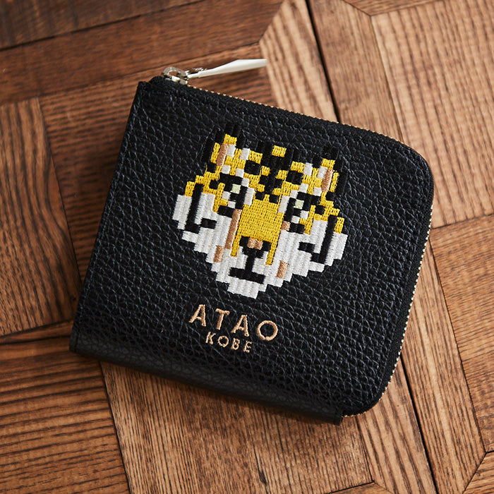 ATAO18周年記念｜ZOOシリーズ｜チェス(CHESS)｜ミニ財布｜刺繍｜日本製