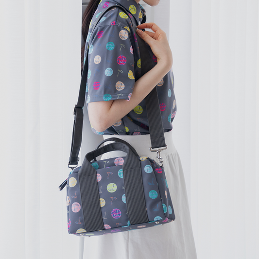 ミニボストン(ハーモニードット)/ATAOゴルフ/トゥルーグレー