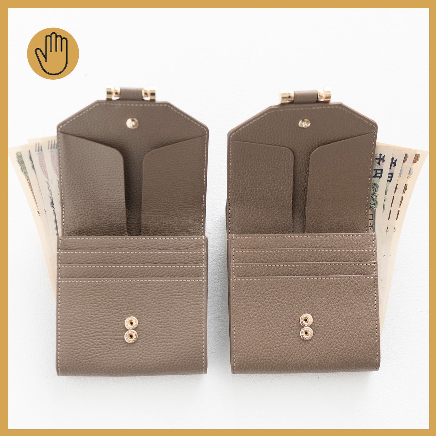 ロトロ/大容量の二つ折り財布