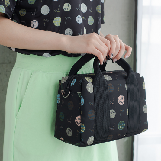 ミニボストン(ハーモニードット)/ATAOゴルフ/ブラック