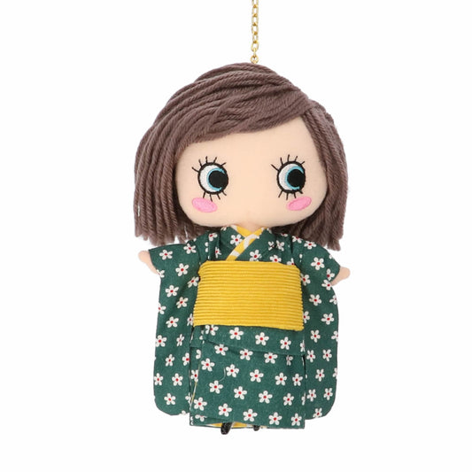 着せ替えデラックス(着物・菊/グリーン)