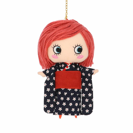 着せ替えデラックス(着物・菊/ネイビー)