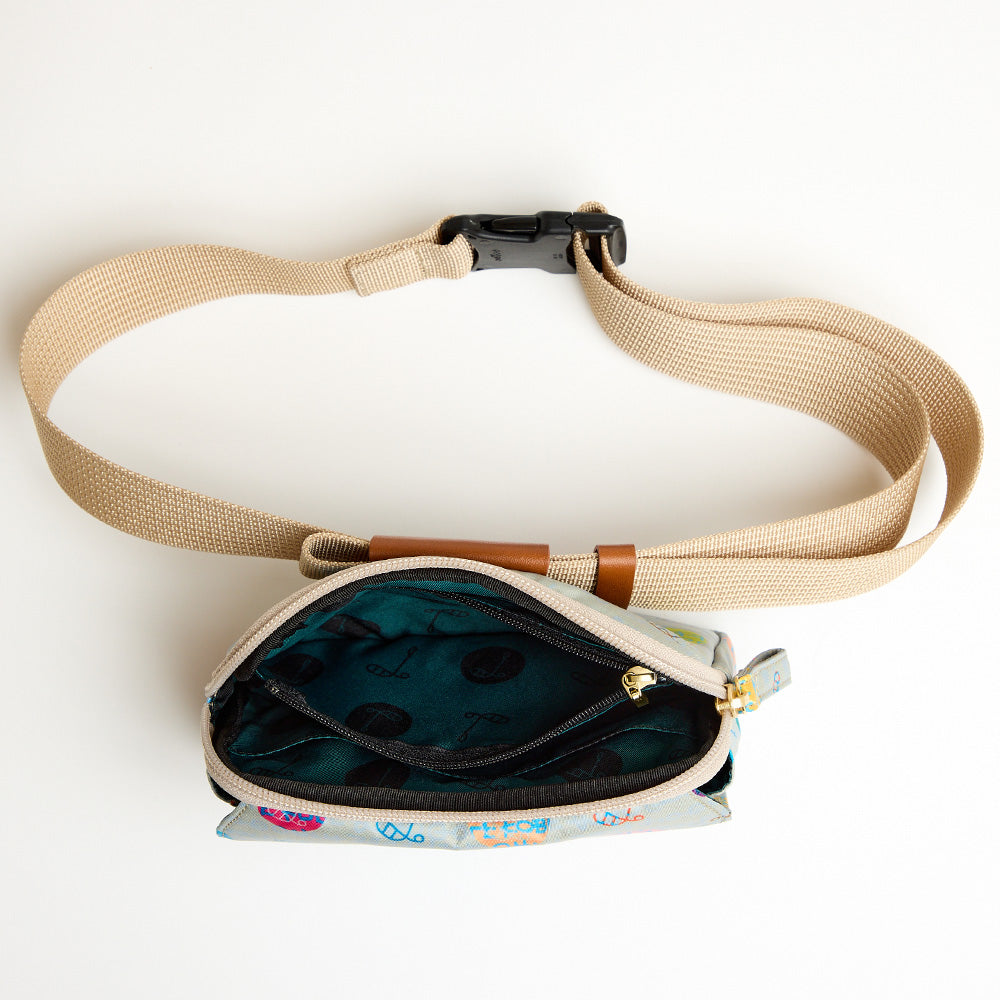 ラウンドウエストポーチ(ハーモニードットライン)/ATAOゴルフ