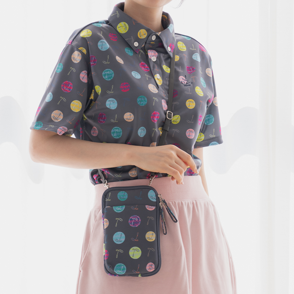 ポシェット(ハーモニードットライン)/ATAOゴルフ/トゥルーグレー