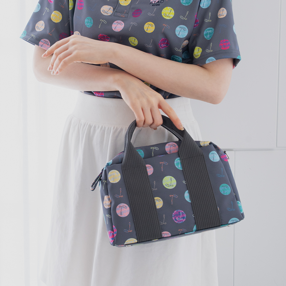 ミニボストン(ハーモニードット)/ATAOゴルフ/トゥルーグレー