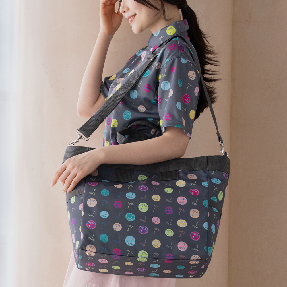 ロッカートート(ハーモニードットライン)/ATAOゴルフ/トゥルーグレー