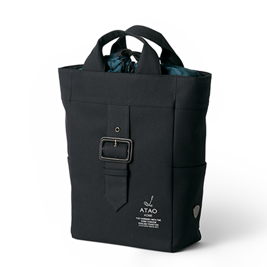 シューズケース(トレンチコートライン)/ATAOゴルフ/ブラック