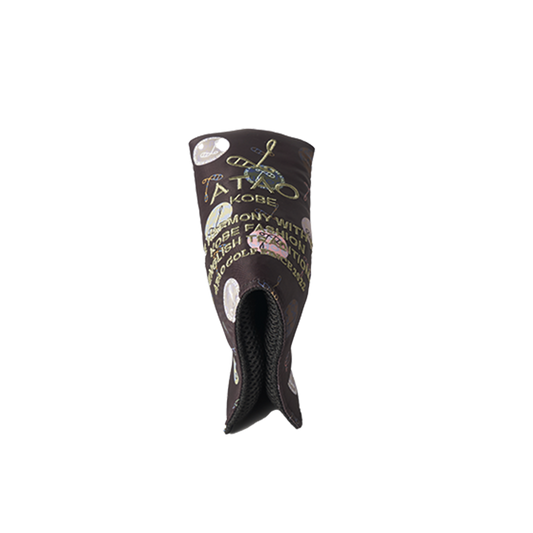 パターカバー(ハーモニードットライン)/ATAOゴルフ/ブラック