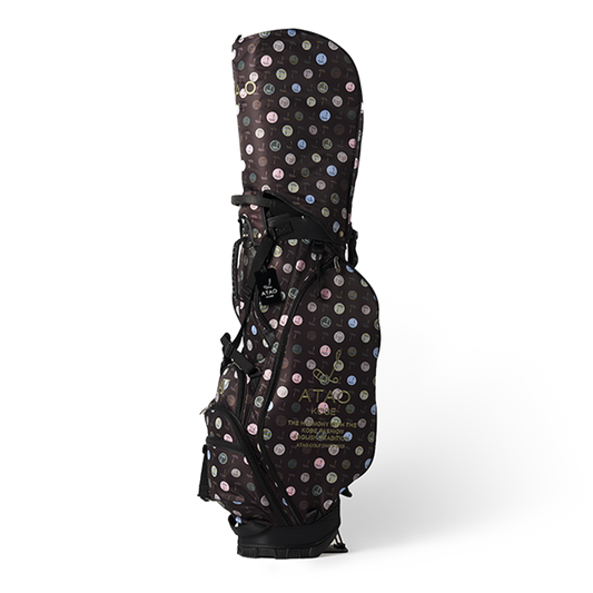 キャディーバッグ(ハーモニードットライン)/ATAOゴルフ/ブラック