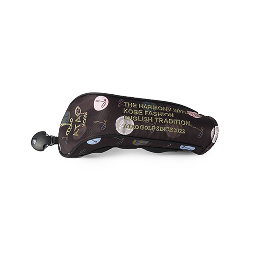 ユーティリティカバー(ハーモニードットライン)/ATAOゴルフ/ブラック