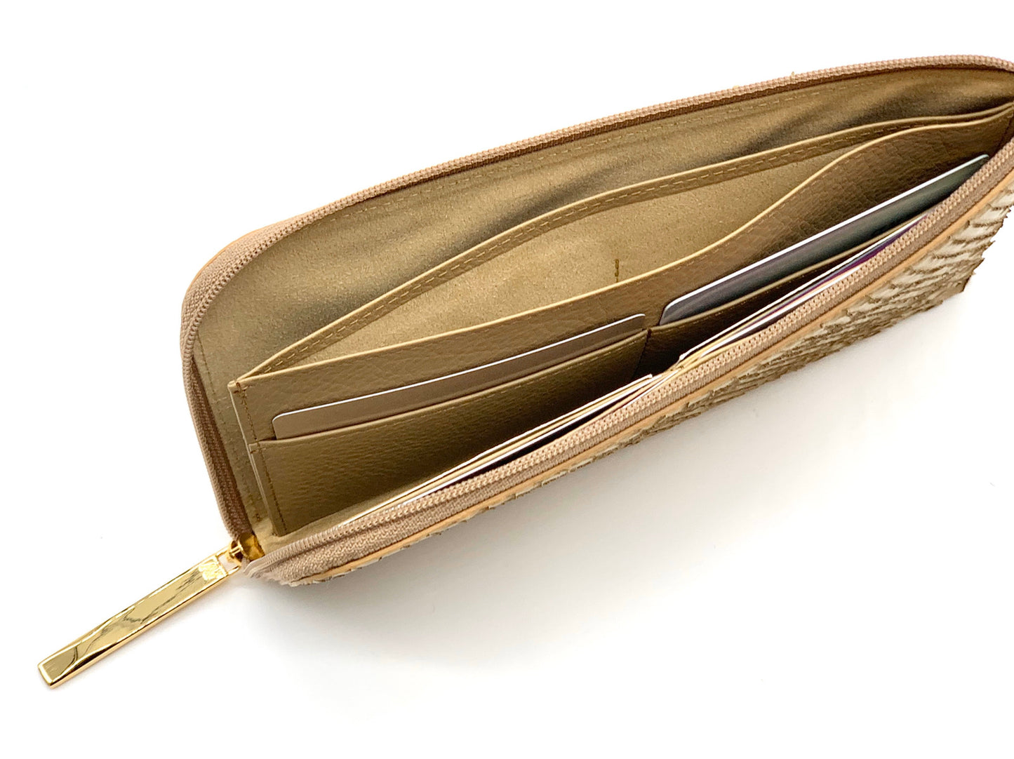 革のダイヤモンド|クロコダイルの長財布|limo(リモ)・クロコ