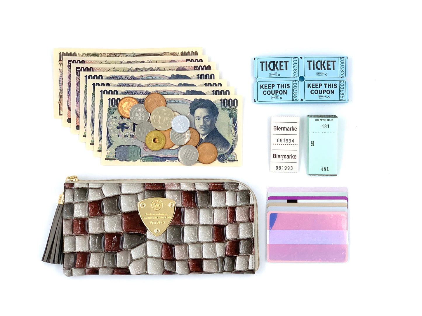 limo(リモ)ヴィトロ・アンティークルビー|ATAO レディース財布