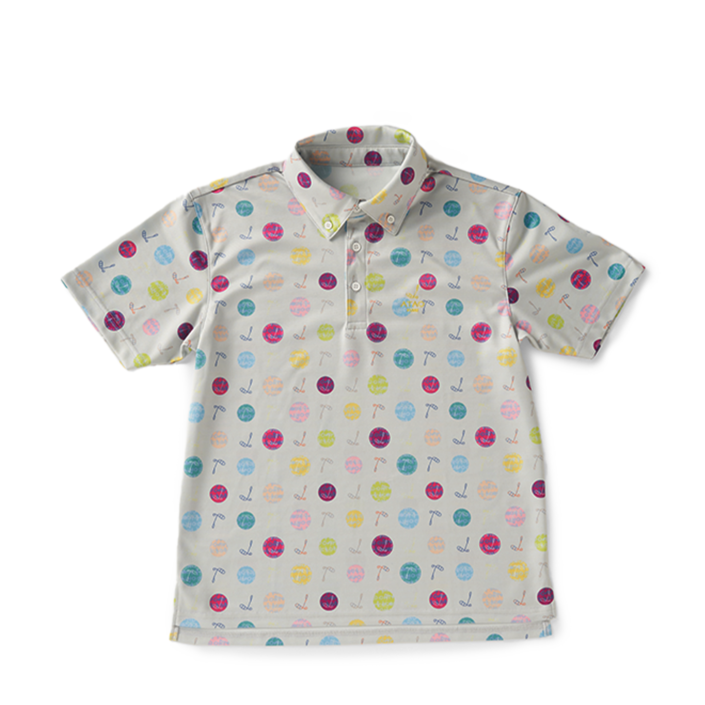 ポロシャツ(ハーモニードットライン)／ATAOゴルフ
