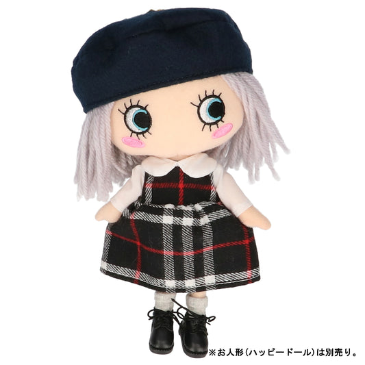 着せ替えデラックスセット(チェックワンピ・ブラック)