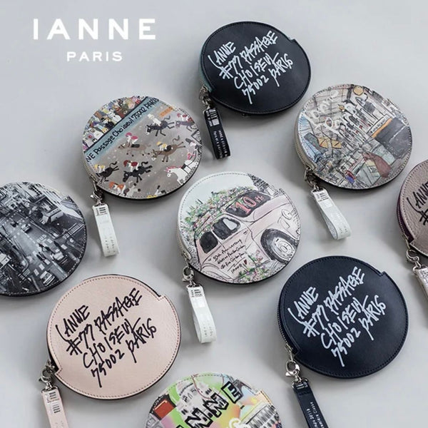 【新作】アートを持ち歩くレザーポーチ「ポアレット」IANNE（イアンヌ）