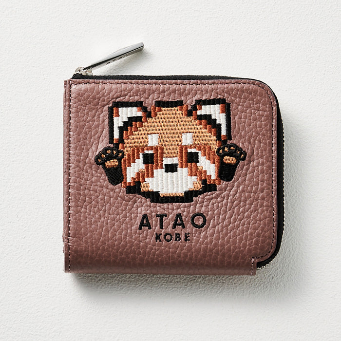 ATAO18周年記念｜ZOOシリーズ｜チェス(CHESS)｜ミニ財布｜刺繍｜日本製