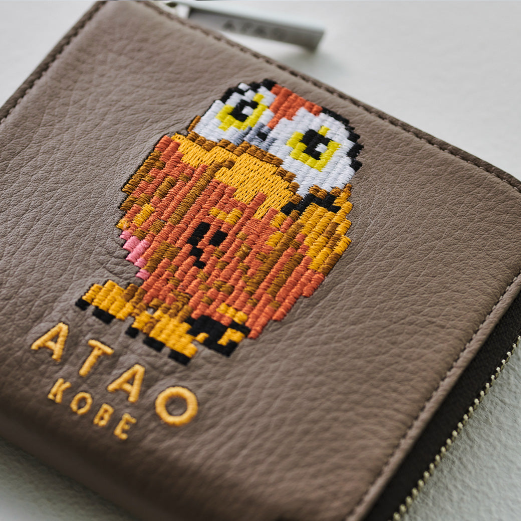 ATAO20周年記念｜ZOOクラシック｜チェス(CHESS)｜ミニ財布｜刺繍｜日本製