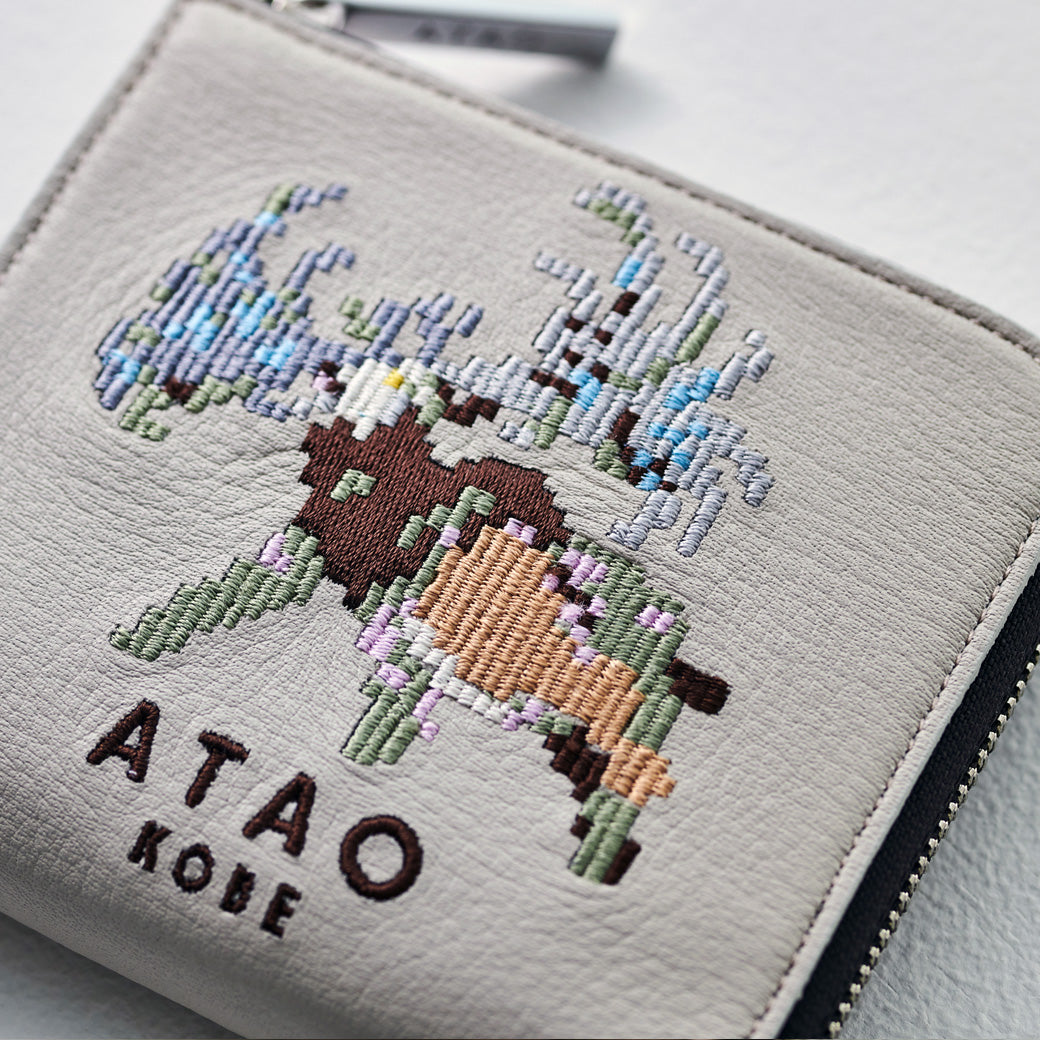 ATAO20周年記念｜ZOOクラシック｜チェス(CHESS)｜ミニ財布｜刺繍｜日本製