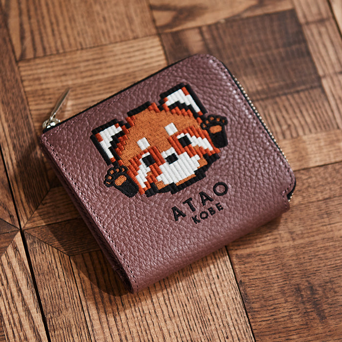 ATAO18周年記念｜ZOOシリーズ｜チェス(CHESS)｜ミニ財布｜刺繍