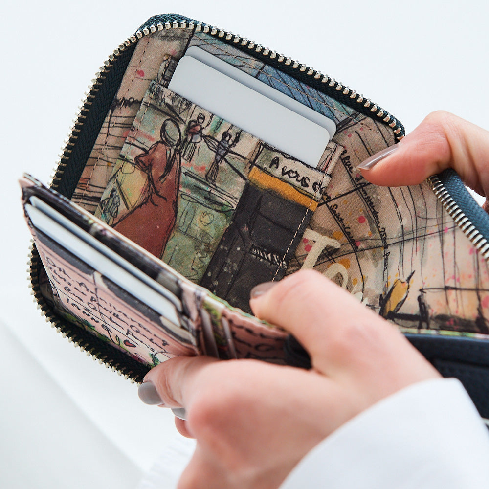 フランスレザーのハイエンドなミニ財布｜シャンデュ・デ・パール