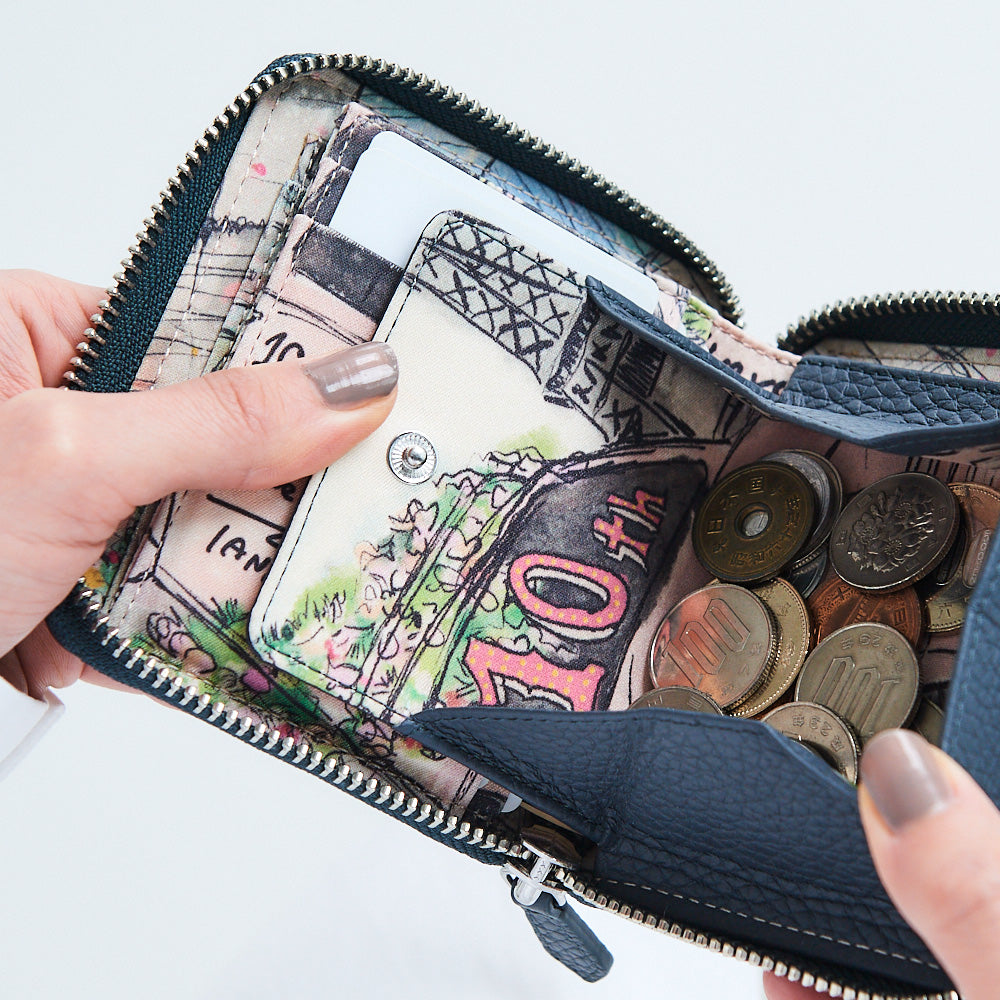 フランスレザーのハイエンドなミニ財布｜シャンデュ・デ・パール