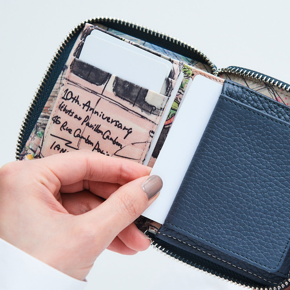 フランスレザーのハイエンドなミニ財布｜シャンデュ・デ・パール