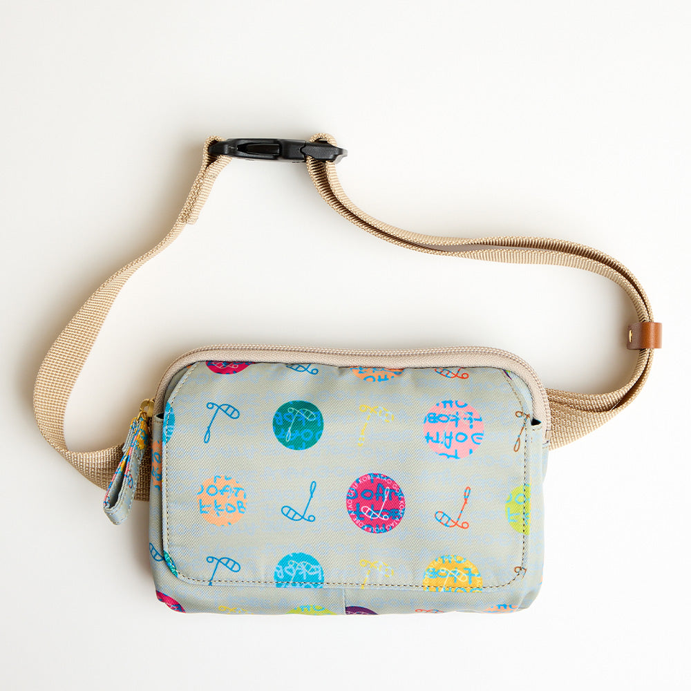 ラウンドウエストポーチ（ハーモニードットライン）/ATAOゴルフ