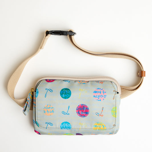 ラウンドウエストポーチ（ハーモニードットライン）/ATAOゴルフ