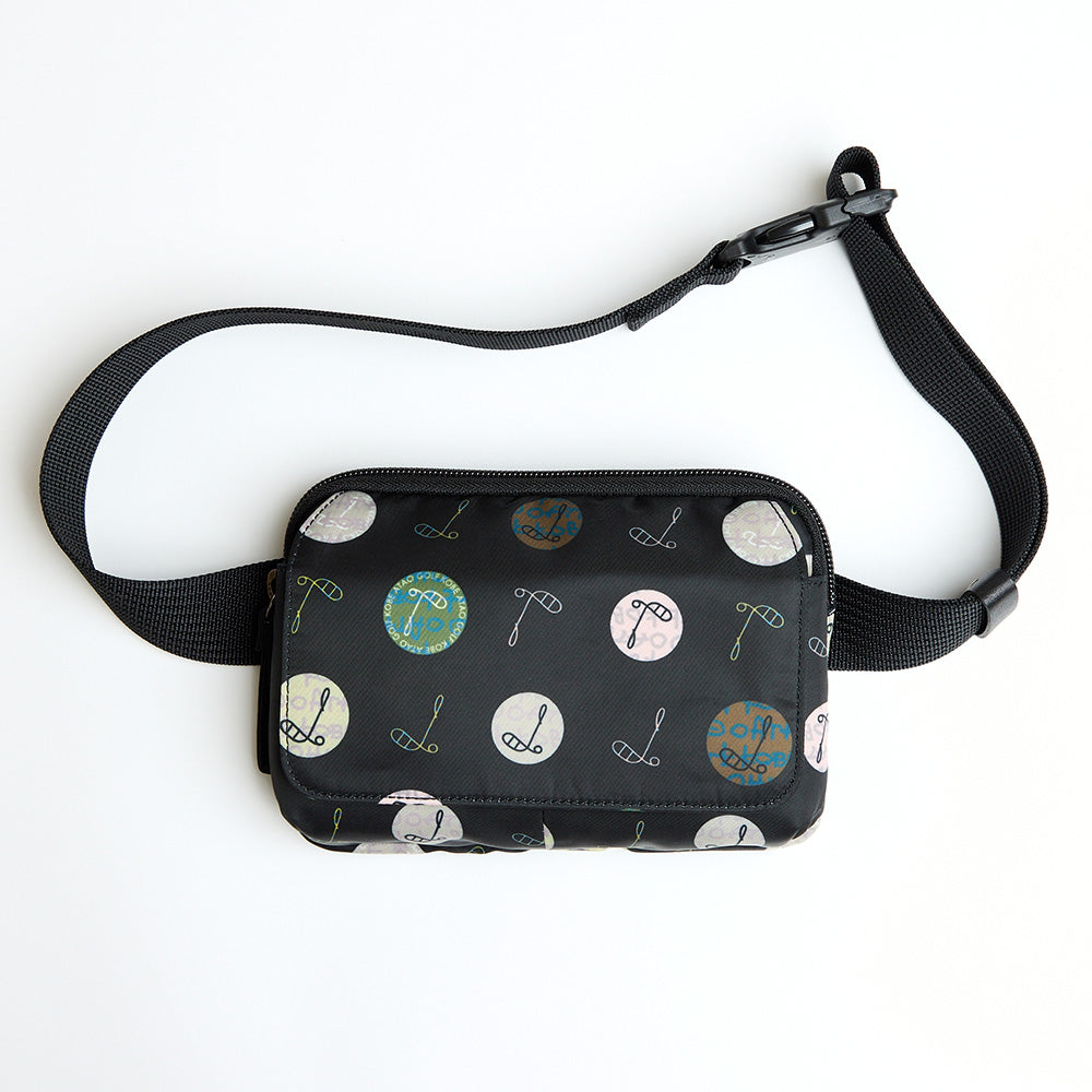 ラウンドウエストポーチ（ハーモニードットライン）/ATAOゴルフ