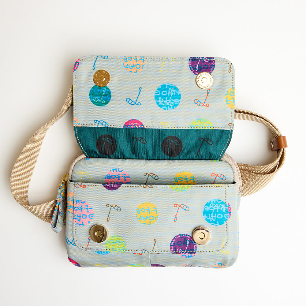 ラウンドウエストポーチ（ハーモニードットライン）/ATAOゴルフ