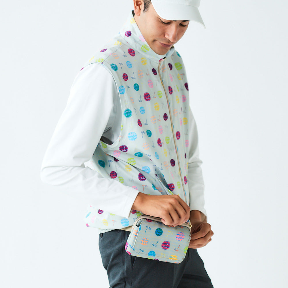 ラウンドウエストポーチ（ハーモニードットライン）/ATAOゴルフ