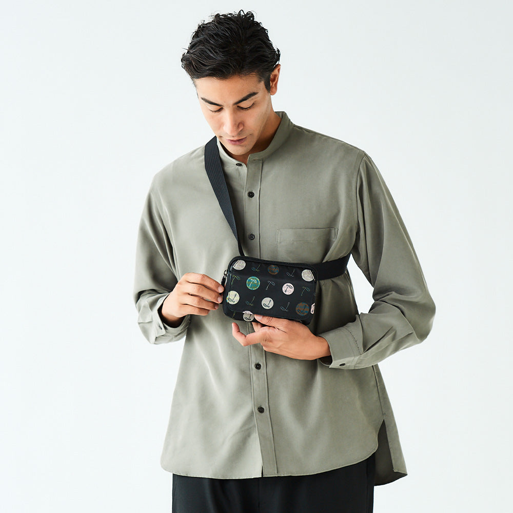 ラウンドウエストポーチ（ハーモニードットライン）/ATAOゴルフ