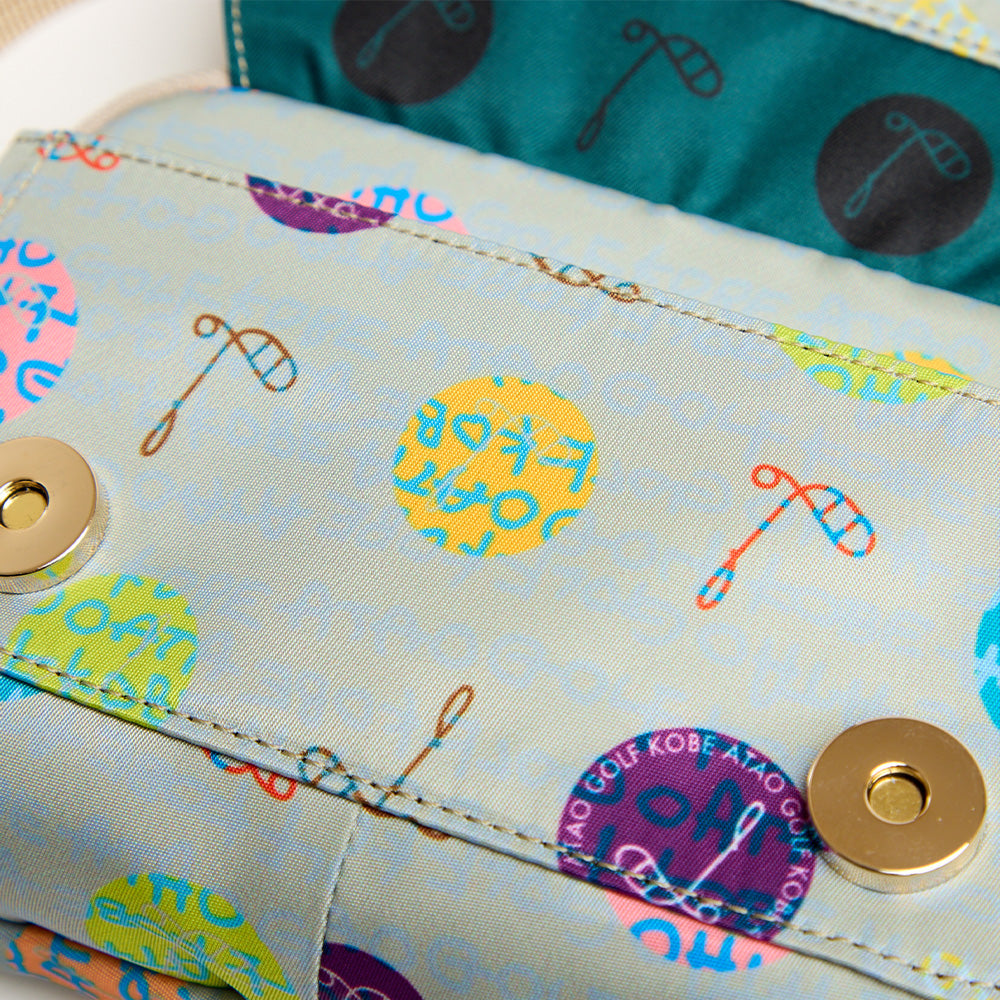 ラウンドウエストポーチ（ハーモニードットライン）/ATAOゴルフ