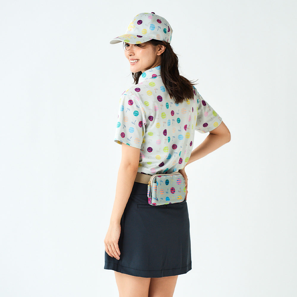 ラウンドウエストポーチ（ハーモニードットライン）/ATAOゴルフ