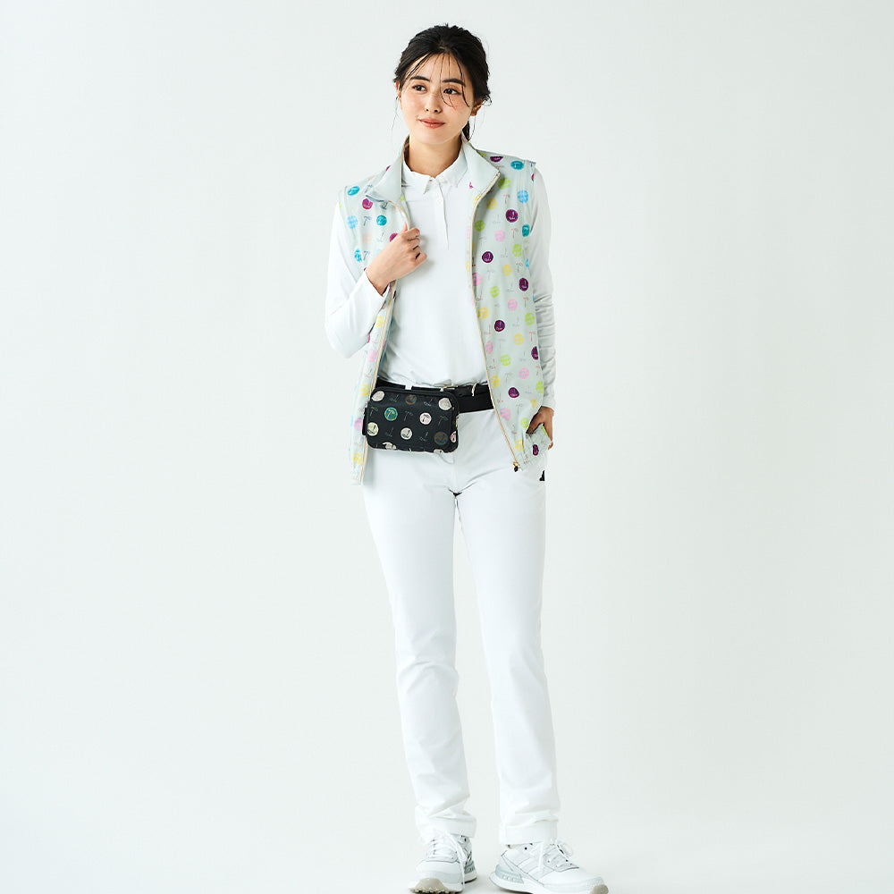 ラウンドウエストポーチ（ハーモニードットライン）/ATAOゴルフ