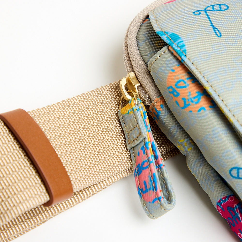 ラウンドウエストポーチ（ハーモニードットライン）/ATAOゴルフ