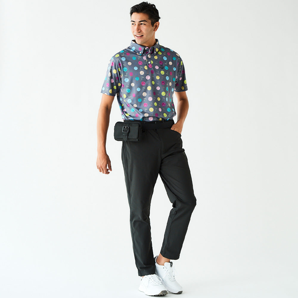 ラウンドウエストポーチ（トレンチライン）/ATAOゴルフ