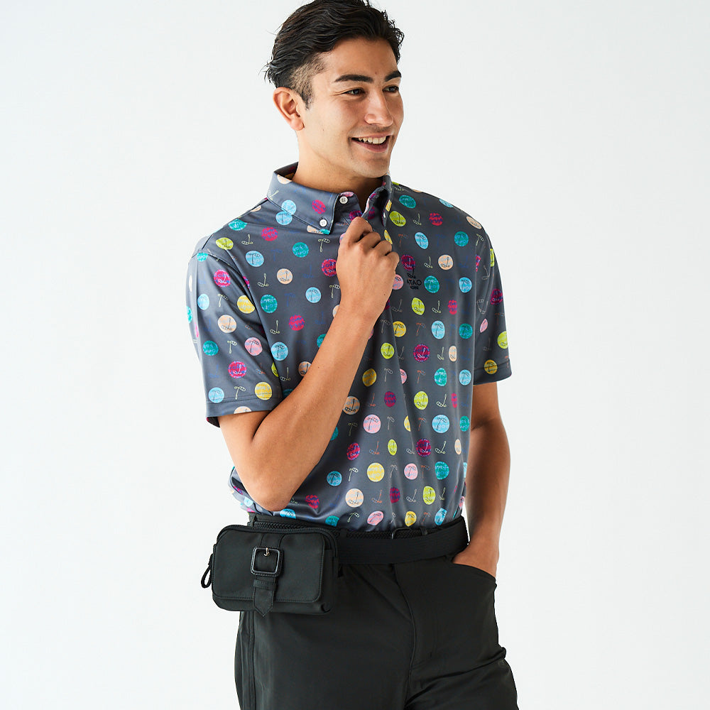 ラウンドウエストポーチ（トレンチライン）/ATAOゴルフ