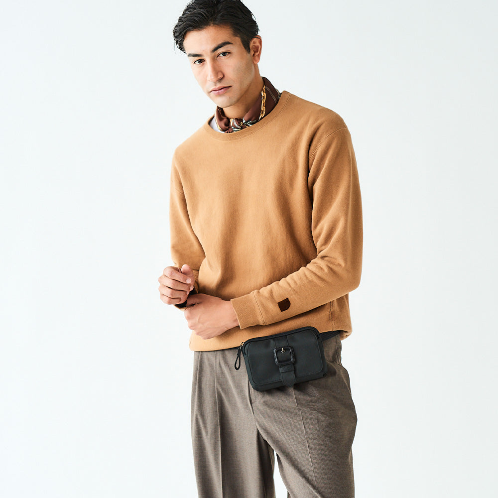 ラウンドウエストポーチ（トレンチライン）/ATAOゴルフ