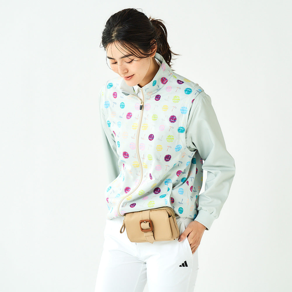 ラウンドウエストポーチ（トレンチライン）/ATAOゴルフ