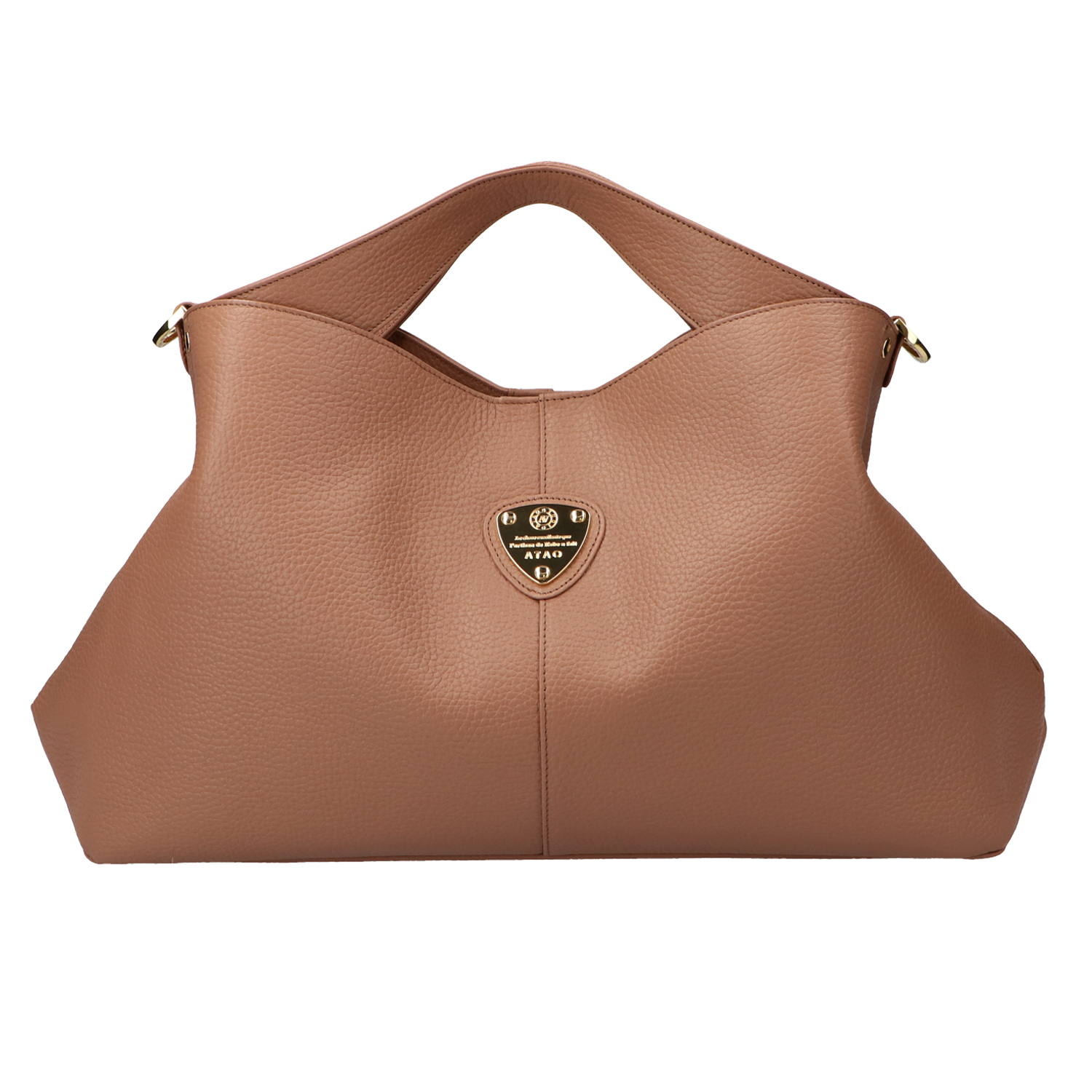 4319ATAOアタオ エルヴィ 2wayバッグ アーモンドブラウン系 ATAOで最初に誕生したアイコンバッグ「elvy+」 – ATAO LAND+(